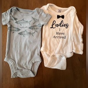 Newborn onesies  Gerber and Carters.  Very good    Final price